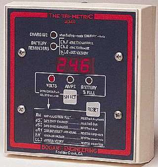 The Tri-Metric 2020 Battery System Monitor from Bogart Engineering