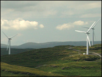 Whitelee Wind Farm Project South of Glasgow