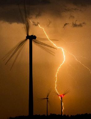 Wind turbine lightning strike - insurance