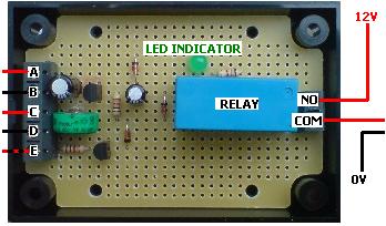 CONVERTED PROGRAMMABLE DIGITAL TIMER RELAY. Mains powered programmable timer converted to low voltage with relay board