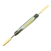 REED SWITCH. Dry contact rhodium reed switch. Up to 100V DC and 1.5 Amps