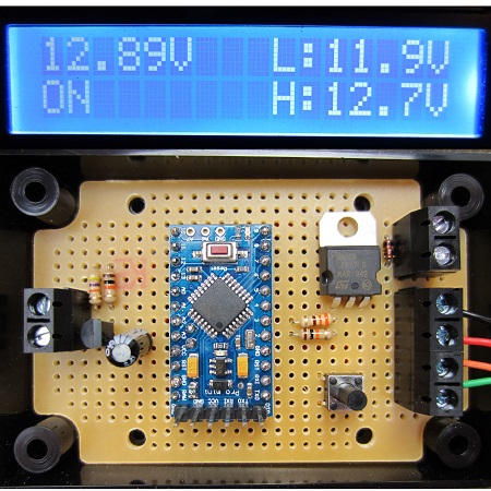 REUK PROGRAMMABLE LOW VOLTAGE DISCONNECT WITH DISPLAY. Protect your 12V batteries from being overly discharged and monitor them with an LCD display