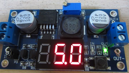 lm2596 with LCD voltage display