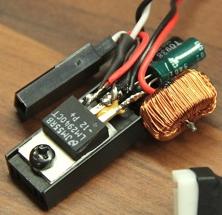 Regulator for RC helicopter camera transmitter