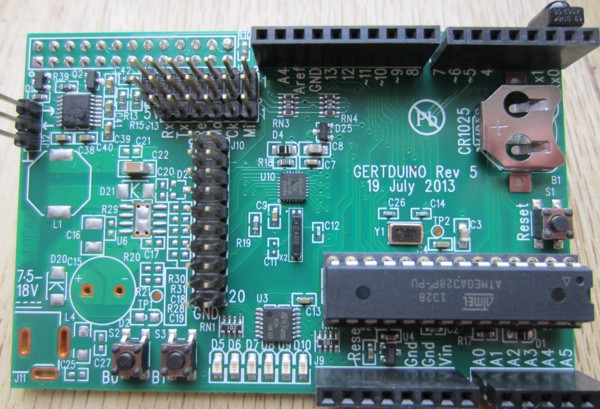 gertduino raspberry pi board