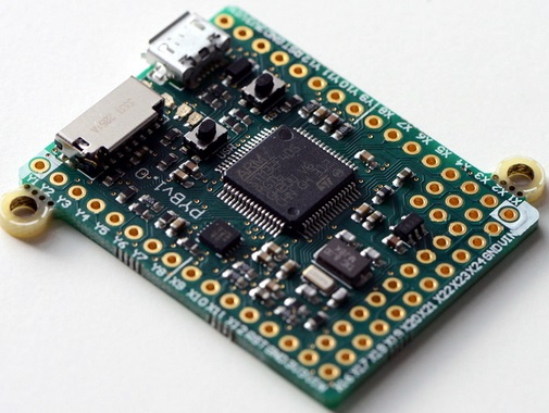 Pyboard python for microcontrollers