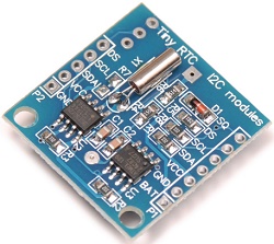 DS1307 real time clock (RTC) module for Arduino