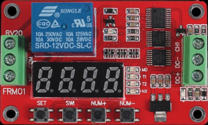 FRM01 12V multifunction PLC relay timer