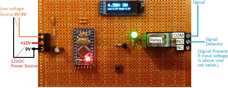 Low voltage disconnect with oled display for very low voltages