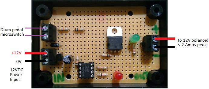 Solenoid protection timer for single drum